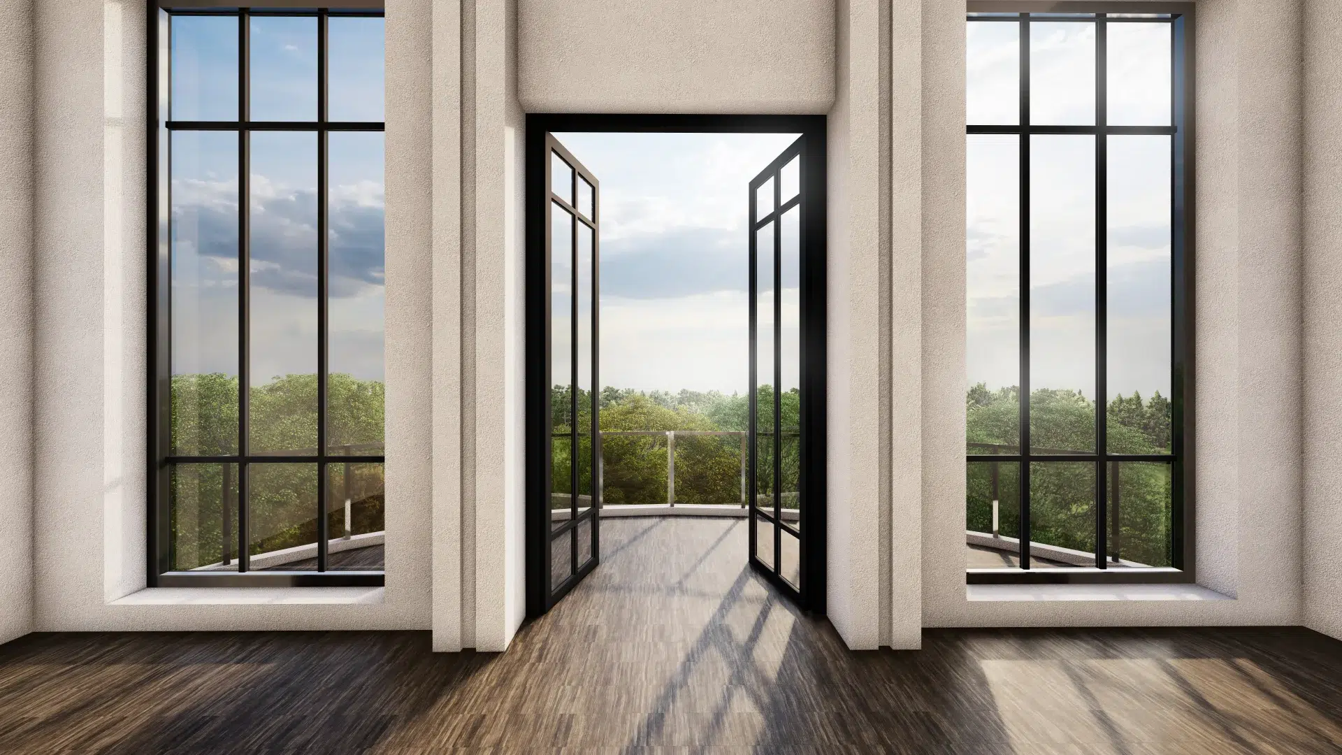 VLX 100 Double Swing / French Door in Boca Raton, FL | TruePane Windows & Doors - detail 1