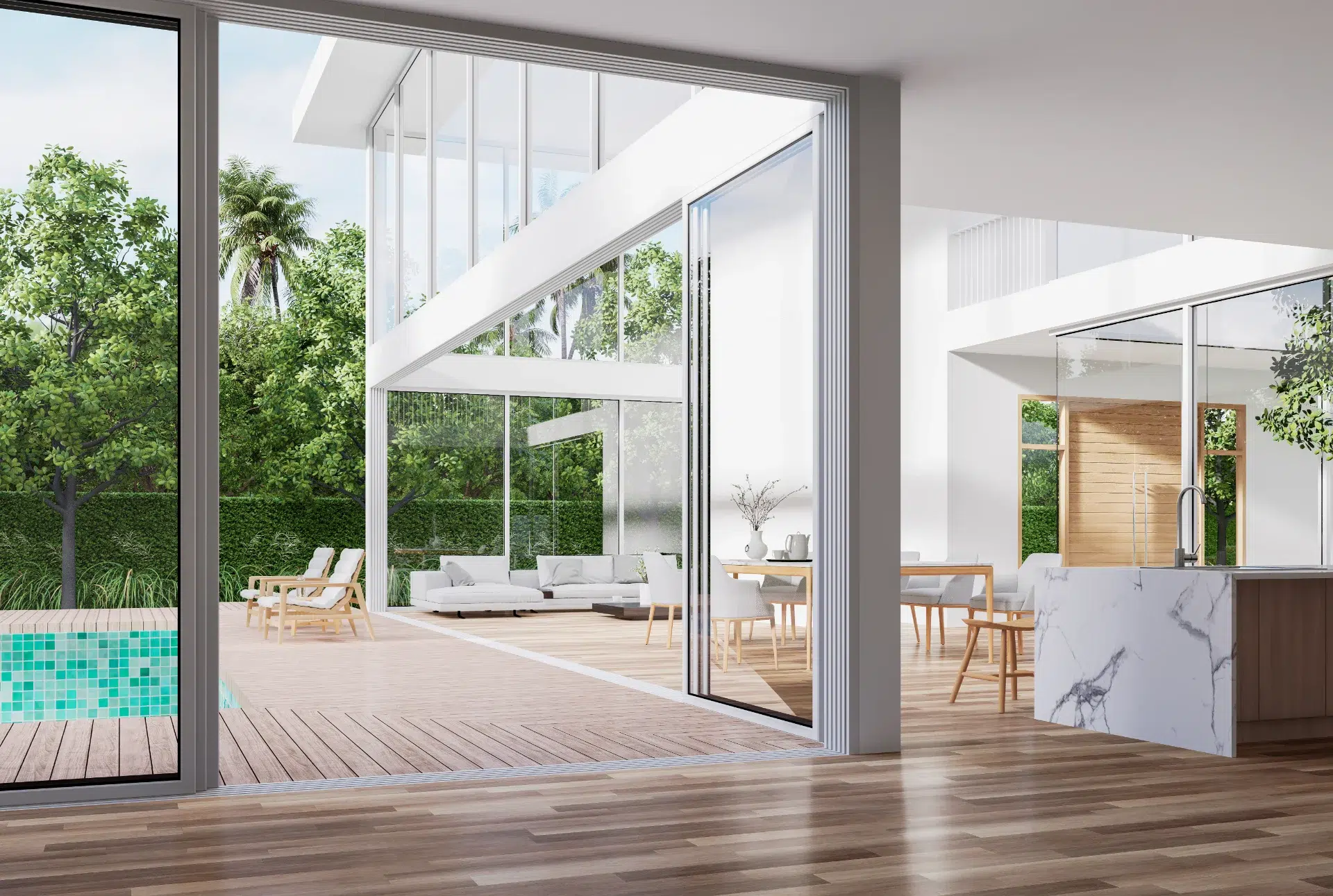 VLX 138 Panoramic Sliding Door in Boca Raton, FL | TruePane Windows & Doors - detail 1